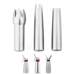 Kit bico decorador isi garrafa chantilly 3 unidades aço inox