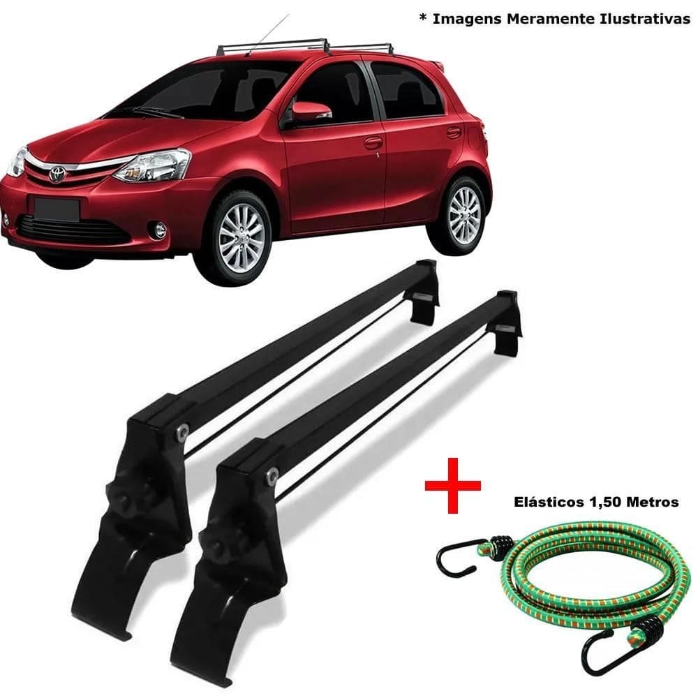Rack teto toyota etios hatch 13 ate 2019 e 1 elastico corda