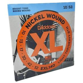 Jogo De Cordas D`Addario Guitarra 10-52 Exl140 Light Top