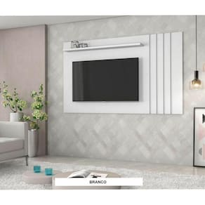 Painel Para Tv Até 72 Polegadas Atraente Candian Jcm Movelaria Branco