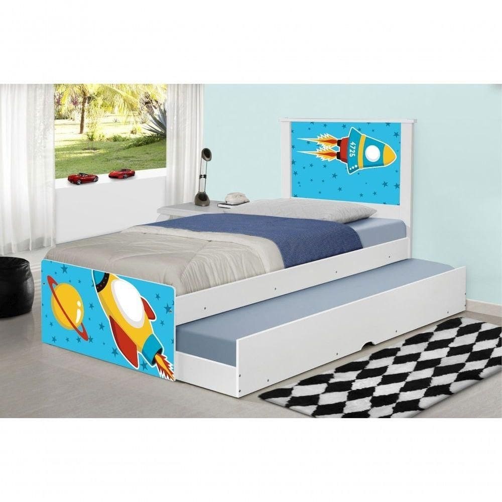 Bicama Foguete Espacial Com Colchões