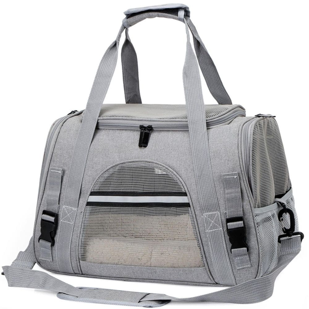 Bolsa de transporte pet avião para cães e gatos luxo