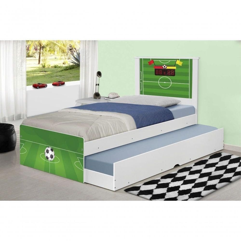 Bicama Futebol Gramado Com Colchões