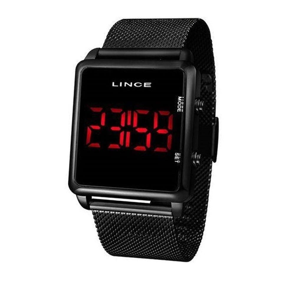 Relógio unissex lince led mdn4596l pxpx