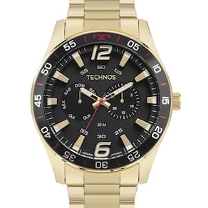 Relógio technos racer dourado masculino 6p25bx 1p