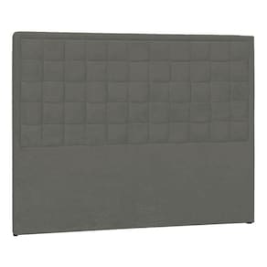 Cabeceira SolteiroP04 100 Cm Suede Cinza Escuro Tca 958