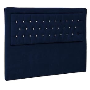 Cabeceira Queen Iasi P04 160 Cm Suede Azul Tca 948