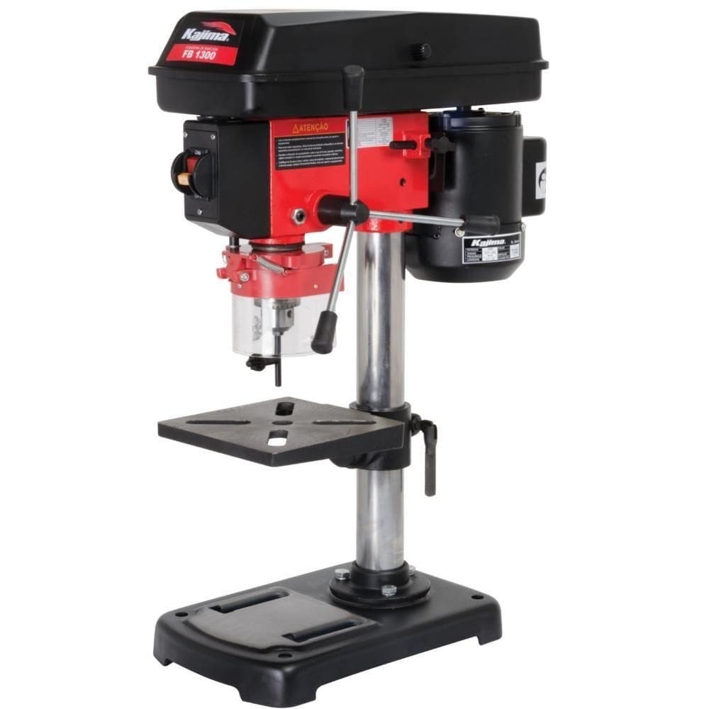Furador De Bancada Kajima Fb1300 Bivolt 1/3hp Furos Até 50mm