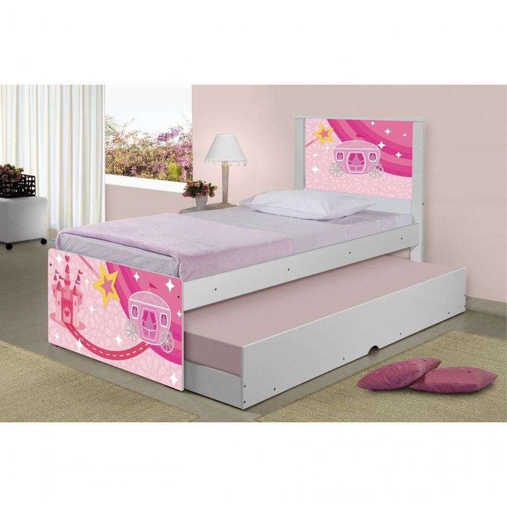 Bicama Juvenil Adesivada Carruagem Castelo