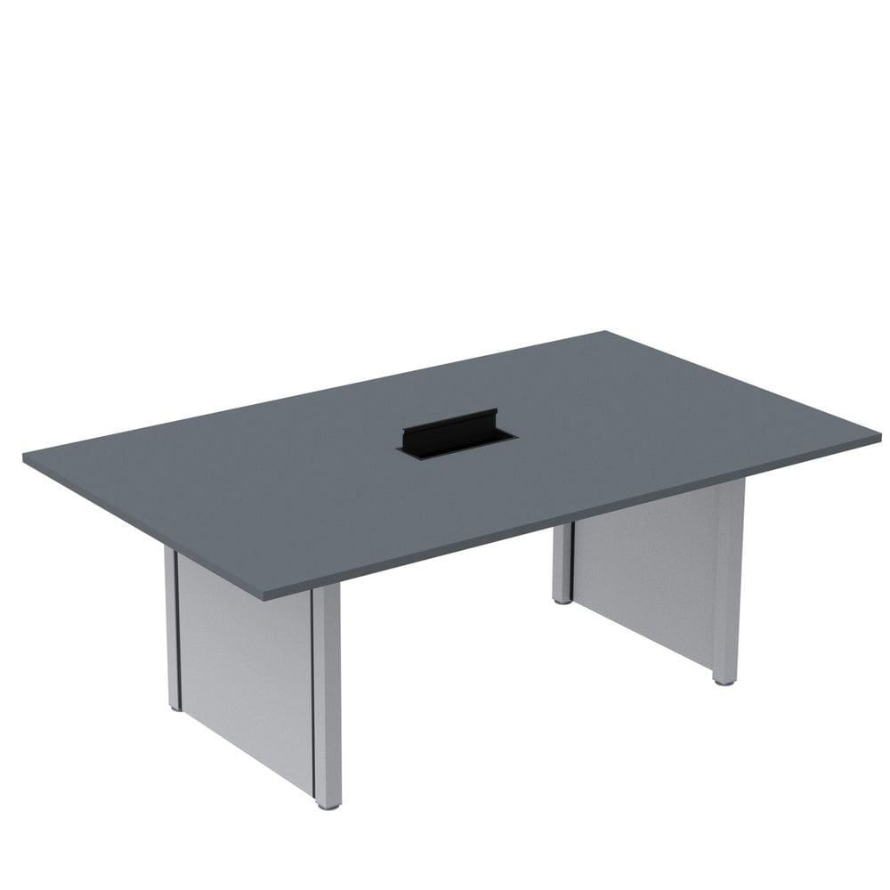 Mesa de Reunião 2000x1400 Mrcpb2014pp Grafito/Cinza