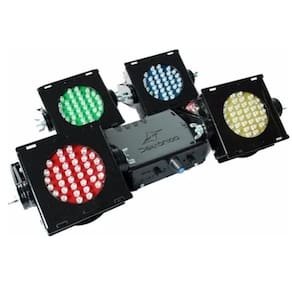 Kit 4 Canhão Led Iluminação Dj Profissional Pra Bares