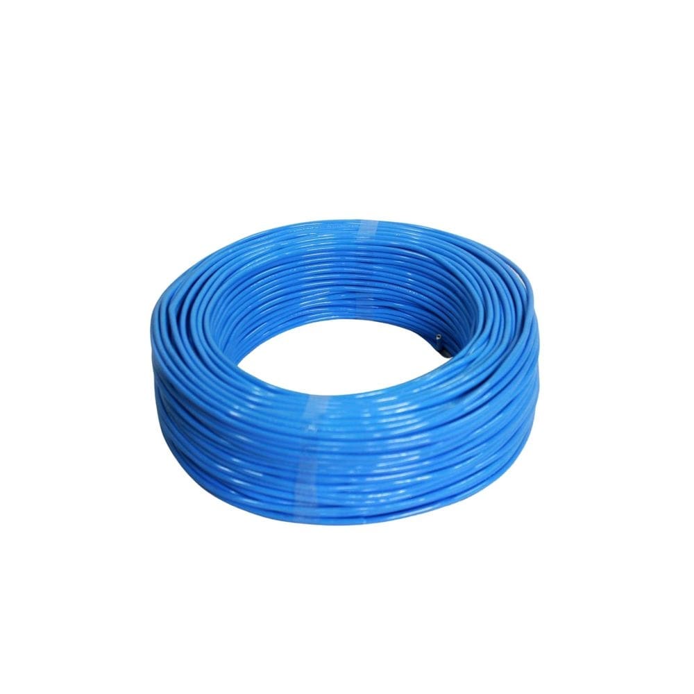 Fio cabo flexível 4mm azul - 50 metros