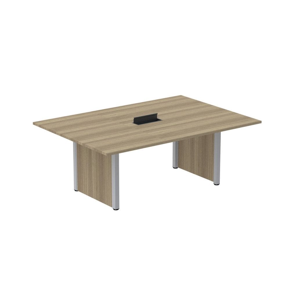 Mesa de Reunião 2000x1200 Mrcpb2012pp Noce Naturalle/Cinza