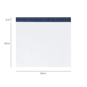 Envelope plástico de segurança branco 60x50 coex 100 un