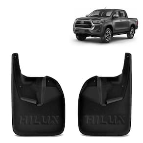 Kit Apara Barro Hilux 2016 a 2023 Protetor Dianteiro 2 Peças