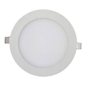 Kit 5 Painéis De Led Embutir 12w Redondo Branco Frio Bivolt