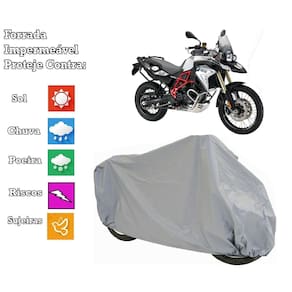 Capa cobrir moto bmw f800gs 100 % impermeável e 100% forrada