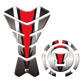 Kit Protetor Tanque E Bocal Adesivo Moto Honda Acima 2017 Vermelho