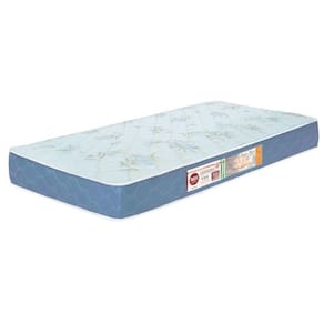 Colchão Solteiro Sleep Max Espuma D45 88x188x15cm Branco/azul - Castor