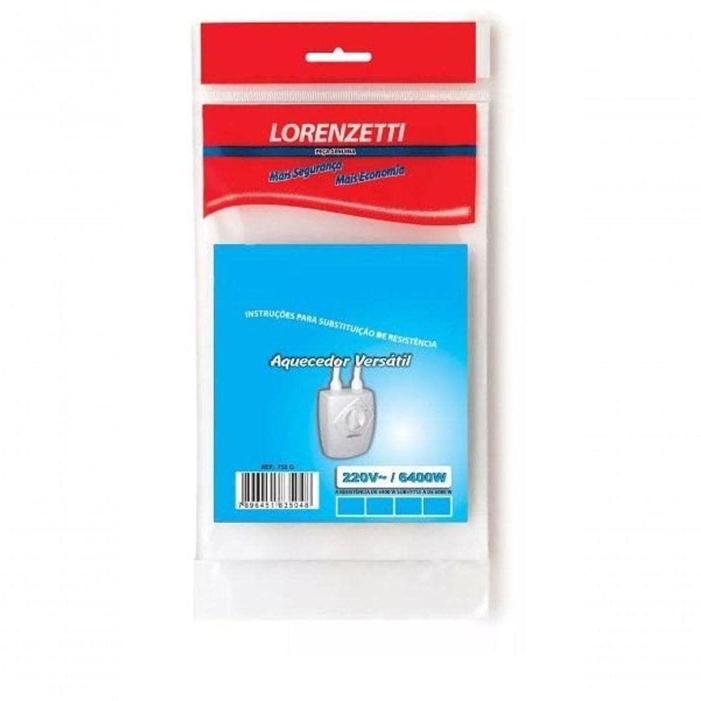 Resistência Para Aquecedor Versátil 220v 5500w Lorenzetti