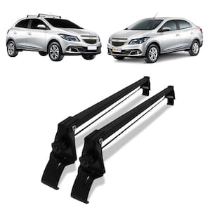 Rack teto bagageiro gm onix e prisma 4 portas 2013 a 2018