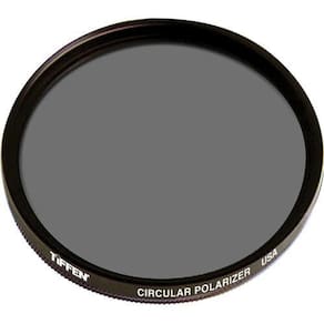 Polarizador tiffen 58mm - redução de reflexos, cores vivas