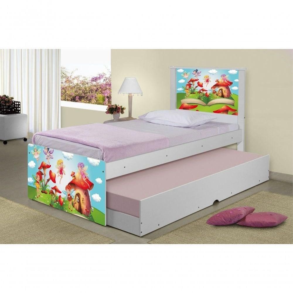 Bicama Mundo Das Fadinhas Com Colchões