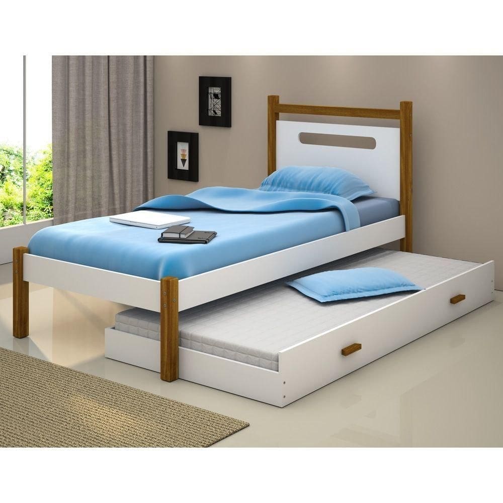 Cama Solteiro Helo Com Auxiliar