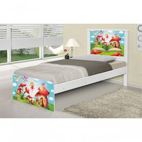 Cama Solteiro Mundo Das Fadinhas Com Colchão