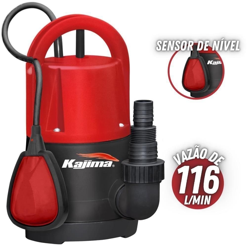Bomba Submersa Kajima Qwl105 116l/min 60hz Para Piscina 110v