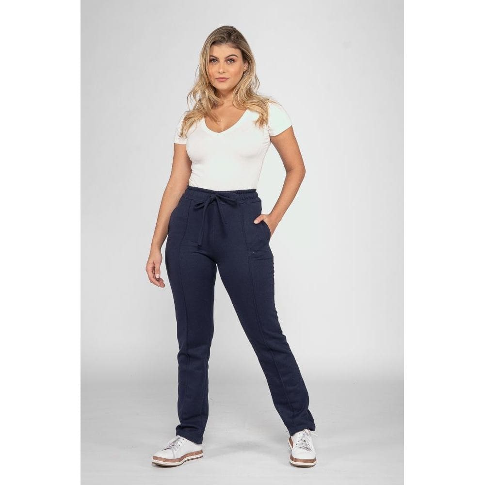 Calça 7860 Azul Moletom Bella Canvas [F075]