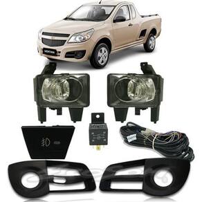 Kit farol de milha neblina chevrolet nova montana