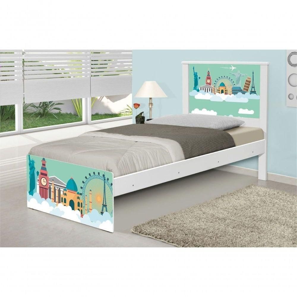 Cama Solteiro Mundo Viagens