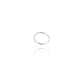 Piercing Círculo Liso Em Prata 925 [F027]