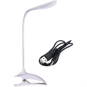 Luminária De Mesa Sem Fio Touch Screen 18 Leds Com Garra