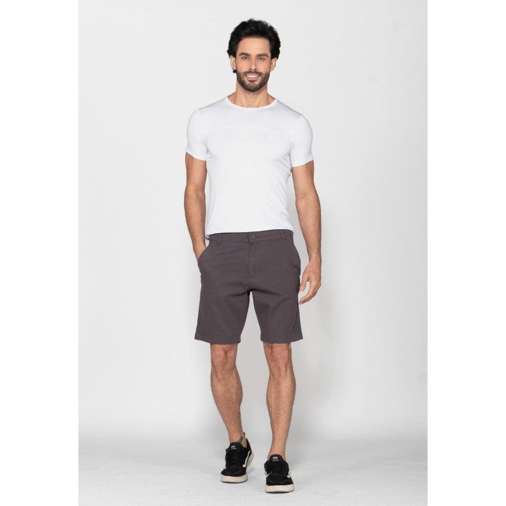 Bermuda Macaw Sarja 7867 Cinza Escuro [F075]