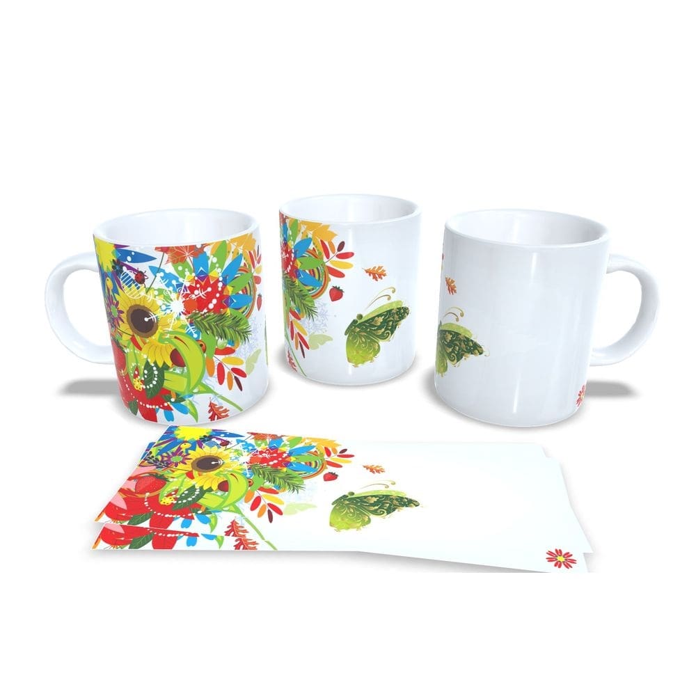 Canecas de Porcelana Coleção Flores