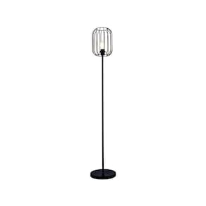 Luminária Abajur Coluna Vision Taschibra 1,45 Mt Preta E27 Bivolt