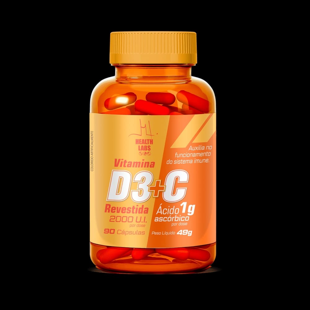 Vitamina D3+c C/90capsulas
