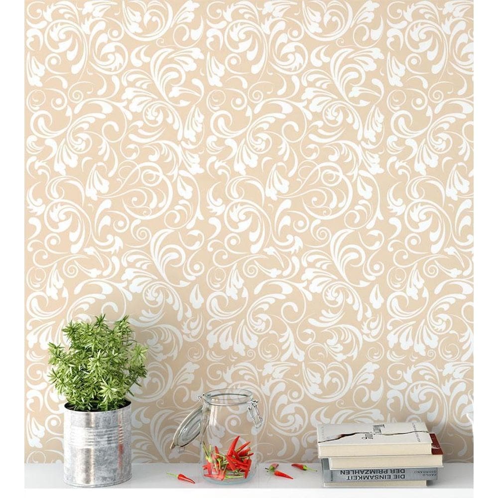 Papel de parede em tons nude para sala e quarto
