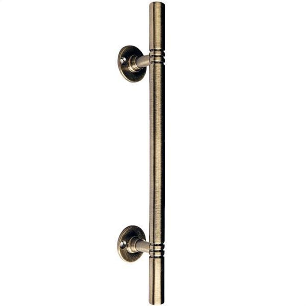 Puxador Duplo Italy Bronze Antigo 248Mm Porta Pivotante