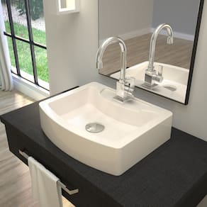 Kit Cuba RT41 com Torneira Luxo 1195 e Válvula Click 1 Polegada G Compace Bege