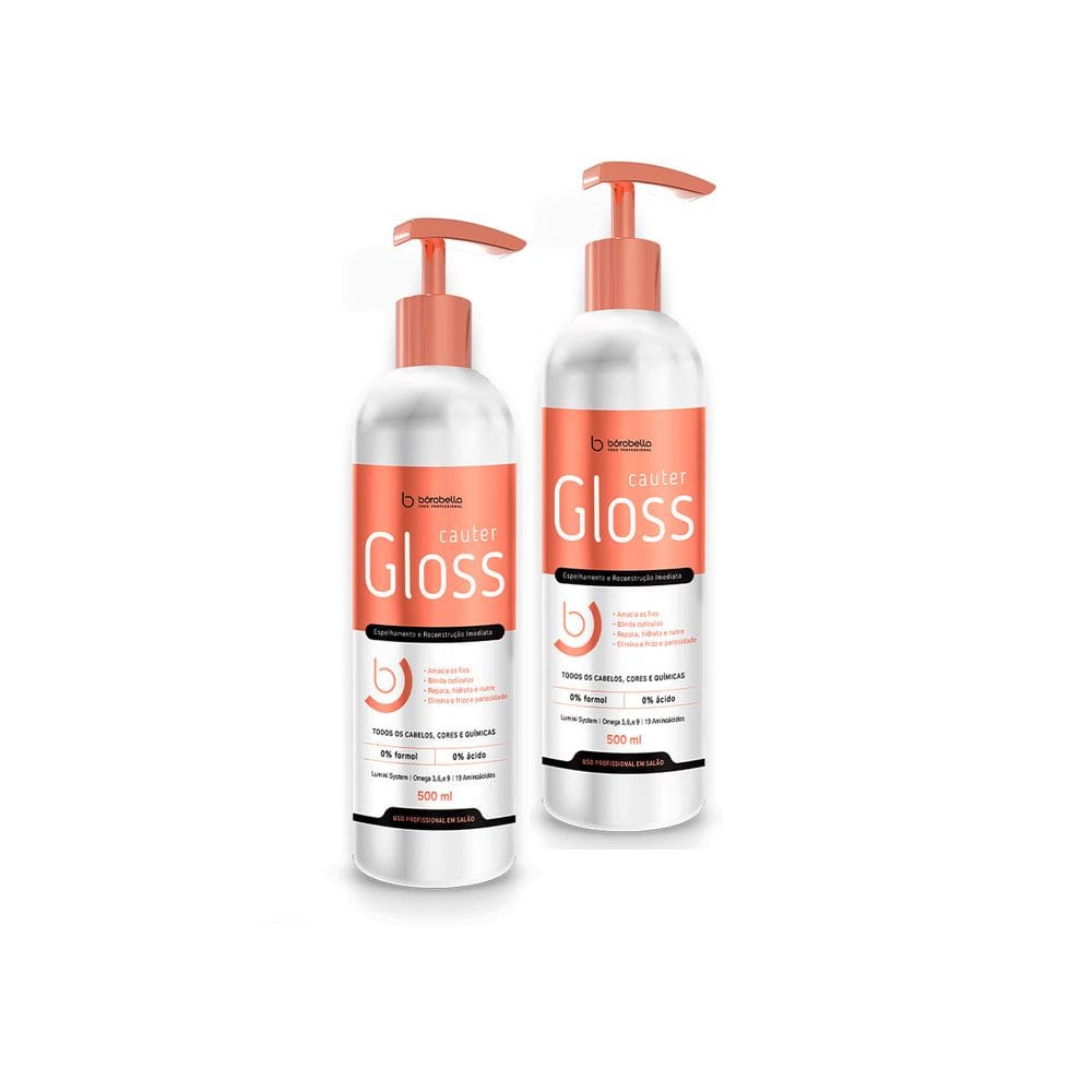 Kit Borabella Cauter Gloss Reconstrução Professional