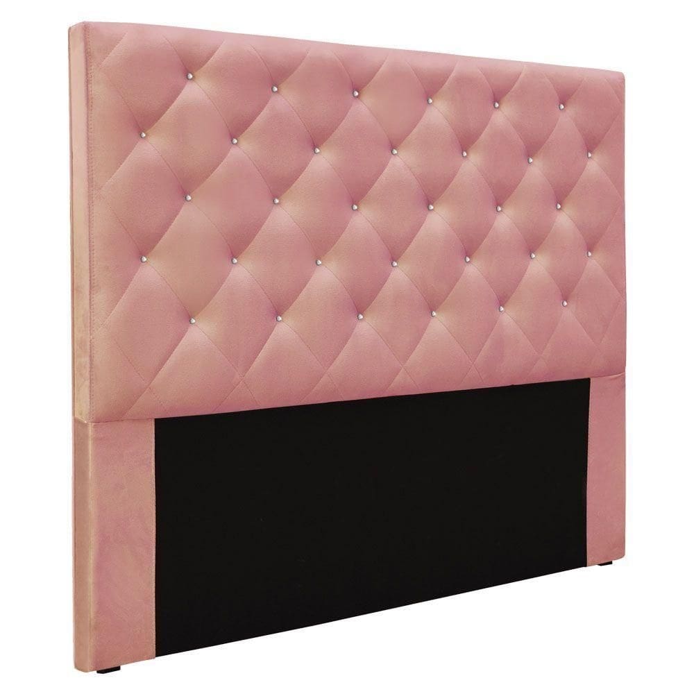 Cabeceira Solteiro 0,90m Tânia Veludo Rosa