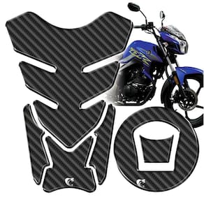 Protetor De Tanque Adesivo Moto Haojue Dk 150 Carbono Cor Carbono