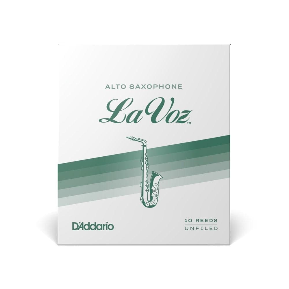 Palheta Sax Alto Med. (10 Unidades) D Addario La Voz RJC10MD [F035]