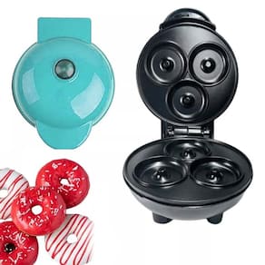 Máquina de Mini Donuts Rosquinhas Cozinha Confeitaria Crianças Antiaderente Culinária Sobremesa Biscoito