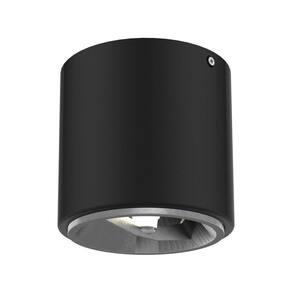 Spot De Sobrepor Cannon Ar111 Redondo Taschibra Preto