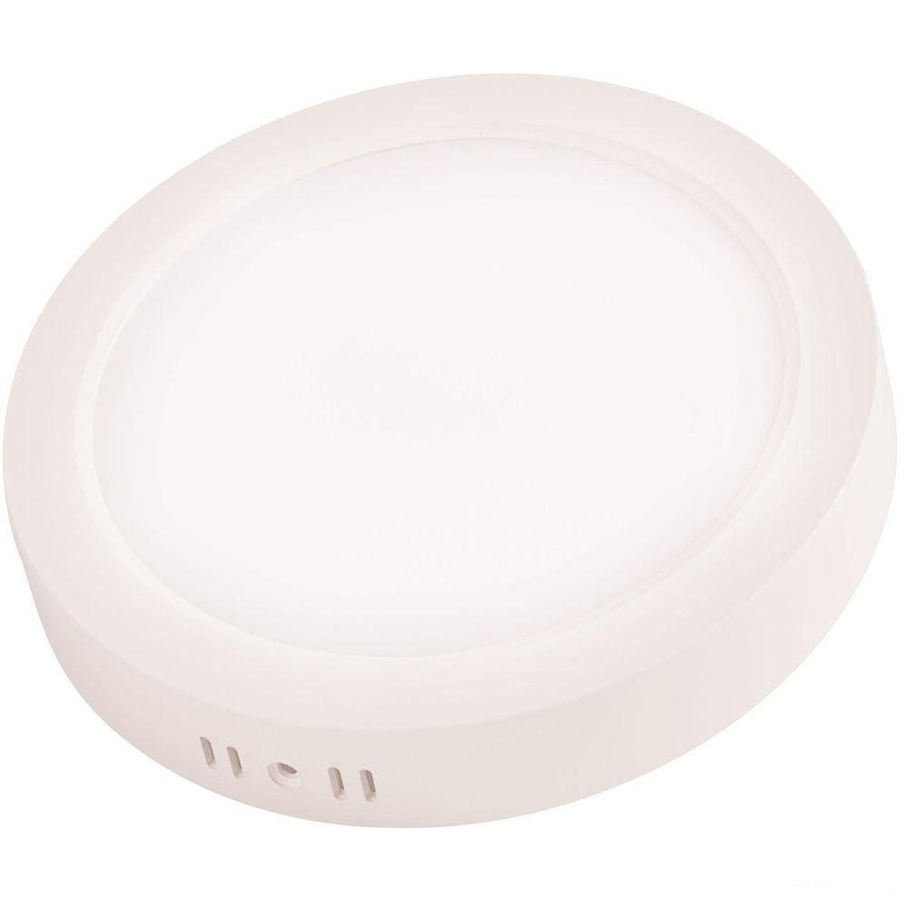 Plafon Led Tramontina Redondo De Sobrepor 2000 Lm 24 W Bivolt 3000 K Luz Amarela Tramontina