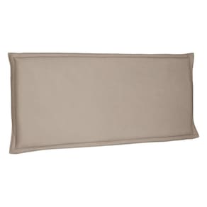 Cabeceira Painel Estofada Box Casal King Veneza 195cm Bege